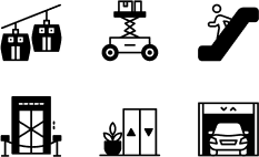 Elevator icon pack